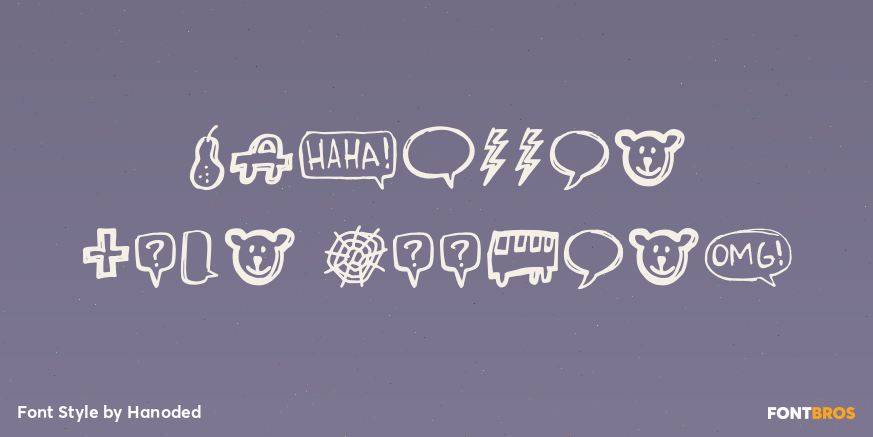 Scribble Note Doodles Poster