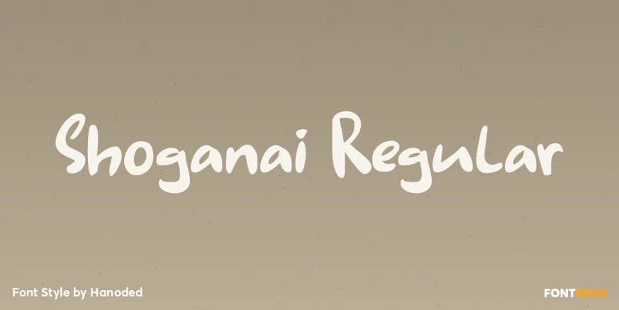 Shoganai Regular Font Poster #1