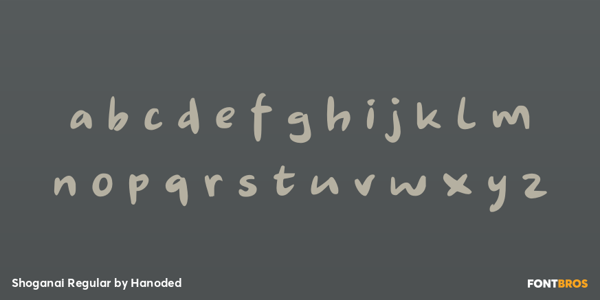 Shoganai Regular Font Poster #3