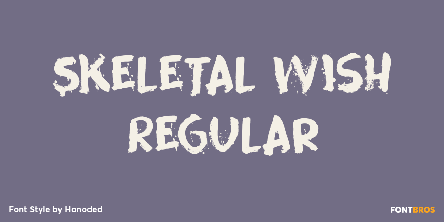 Skeletal Wish Regular Poster