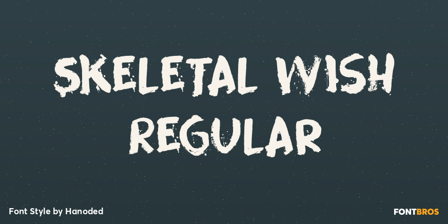 Skeletal Wish Regular Poster