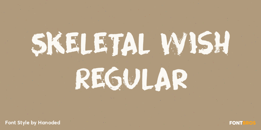 Skeletal Wish Regular Poster