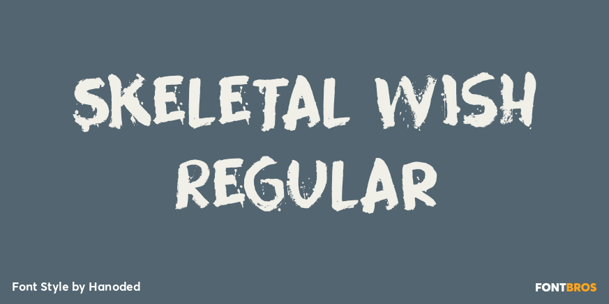 Skeletal Wish Regular Poster