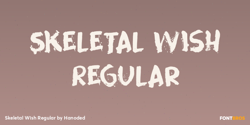 Skeletal Wish Regular Poster