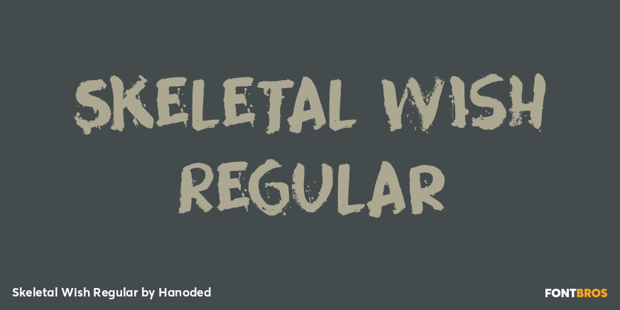 Skeletal Wish Regular Poster