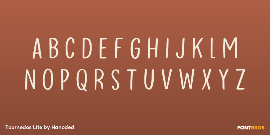 Tournedos Lite Font Poster #3