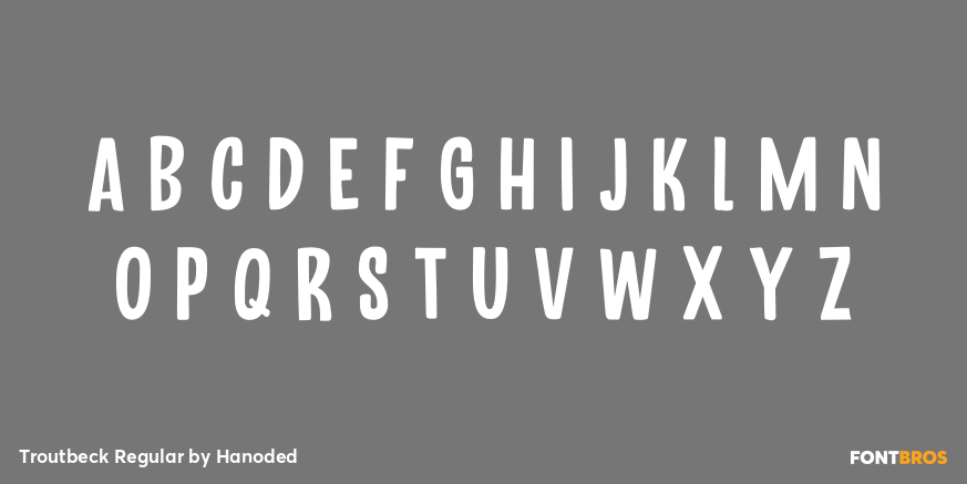 Troutbeck Regular Font Poster #2