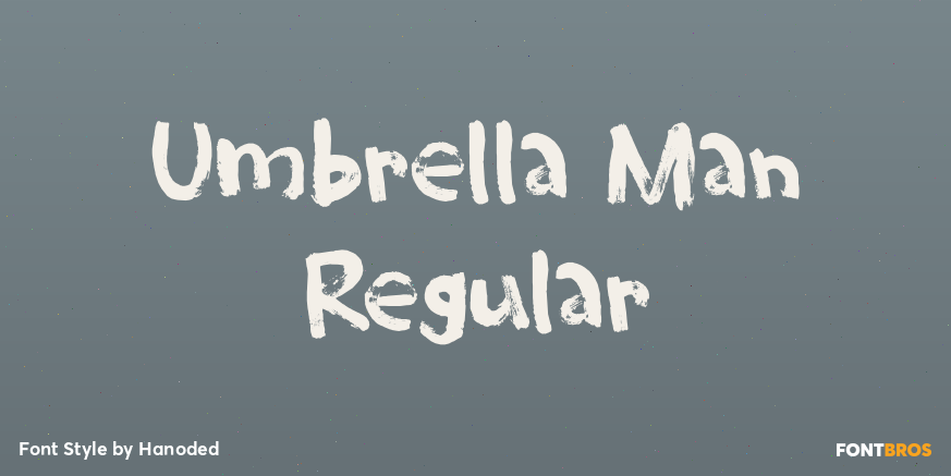 Umbrella Man Regular Poster