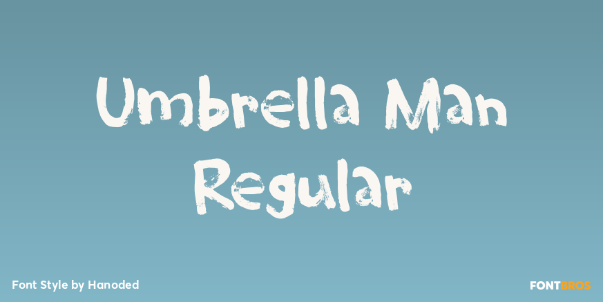 Umbrella Man Regular Poster