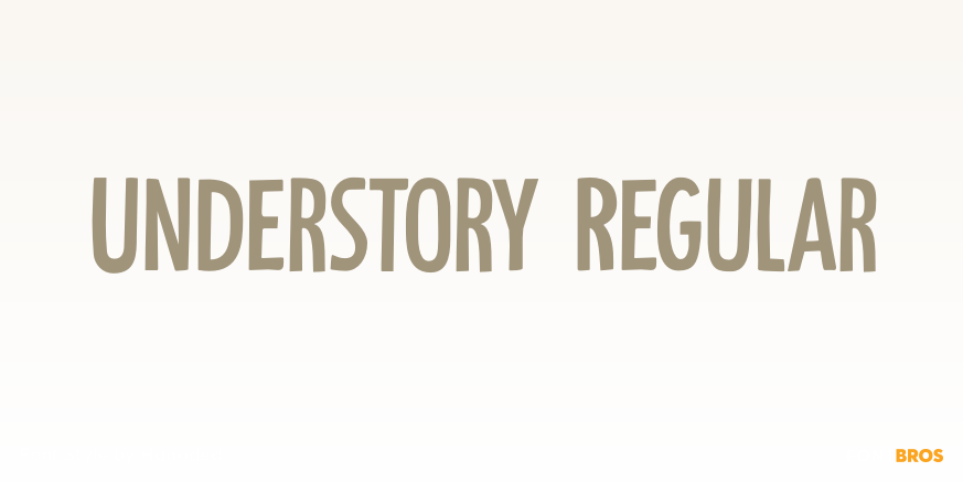 Understory Regular Font Poster #1