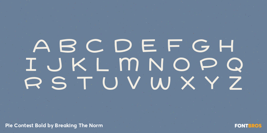 Pie Contest Bold Font Poster #1