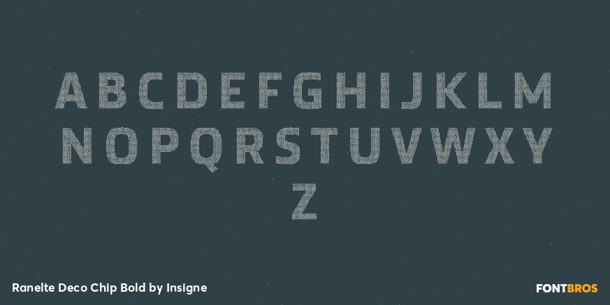 Ranelte Deco Chip Bold Font Poster #1
