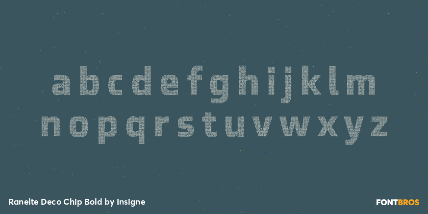 Ranelte Deco Chip Bold Font Poster #1