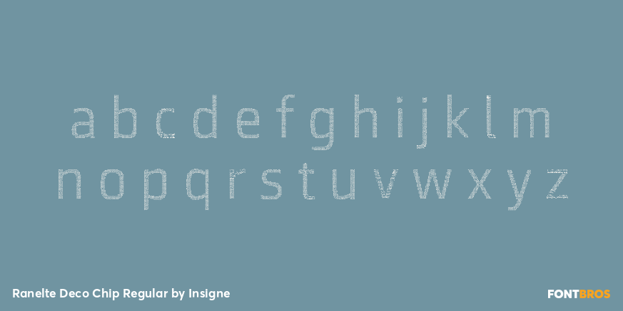 Ranelte Deco Chip Regular Font Poster #3