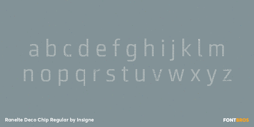 Ranelte Deco Chip Regular Font Poster #1