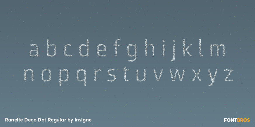 Ranelte Deco Dot Regular Font Poster #1