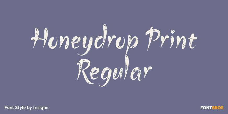 Honeydrop Print Regular Poster