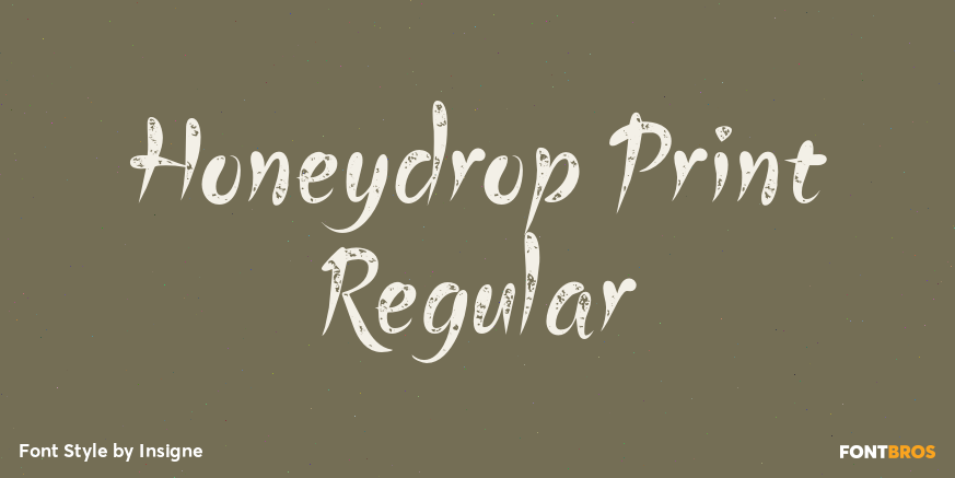 Honeydrop Print Regular Poster