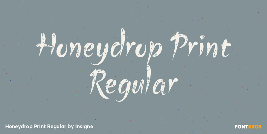 Honeydrop Print Regular Poster