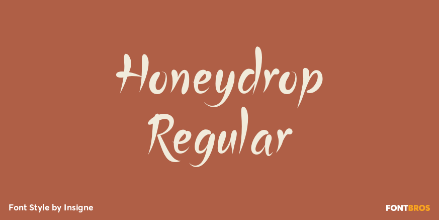 Honeydrop Regular Poster