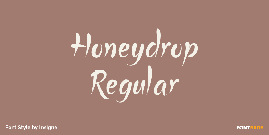 Honeydrop Regular Poster