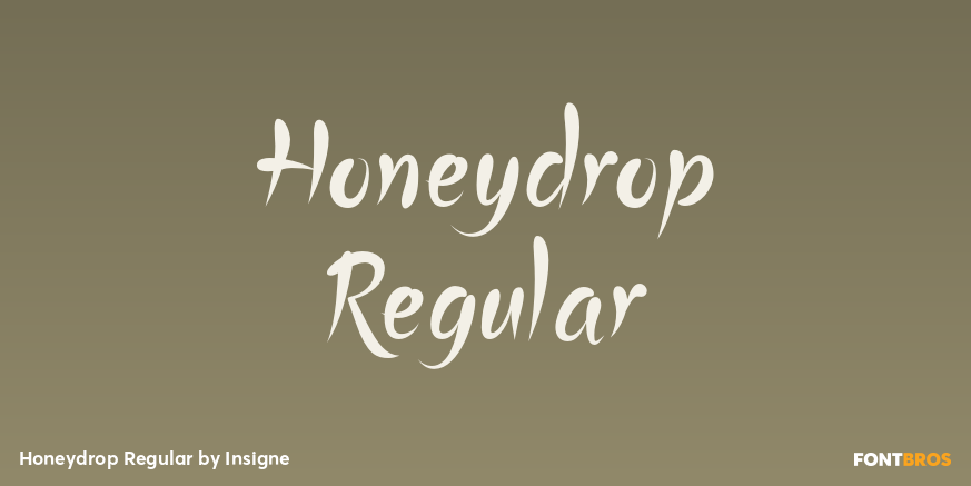 Honeydrop Regular Poster