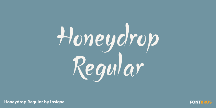 Honeydrop Regular Poster
