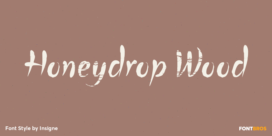 Honeydrop Wood Poster