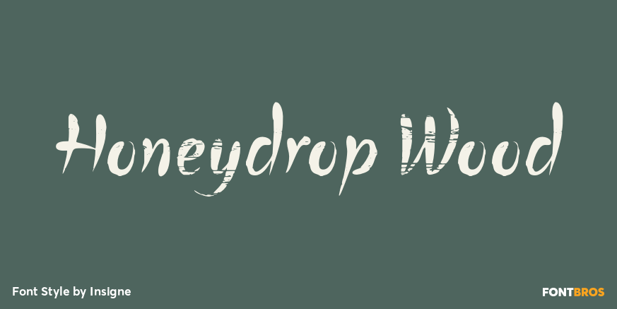 Honeydrop Wood Poster