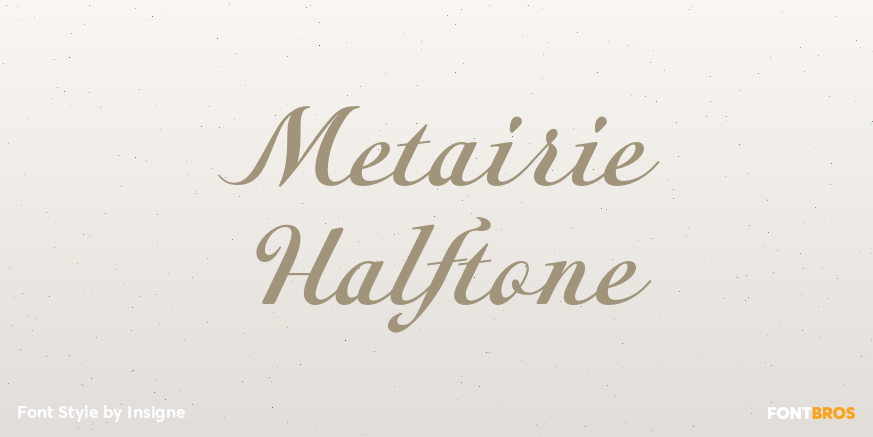 Metairie Halftone Poster