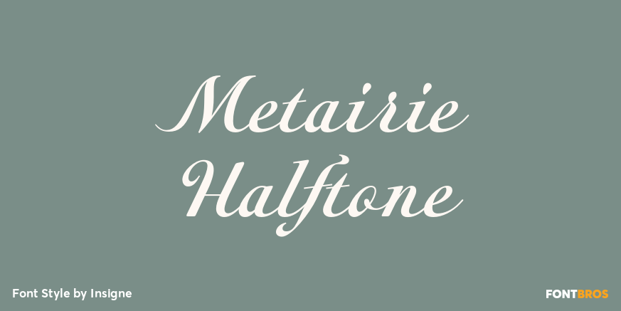 Metairie Halftone Poster