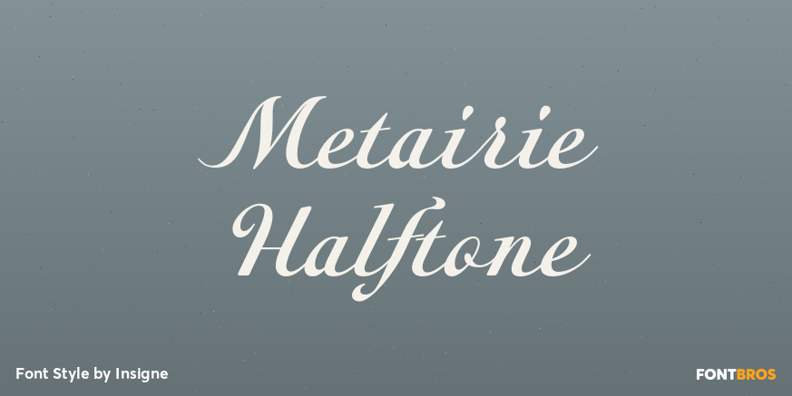 Metairie Halftone Poster