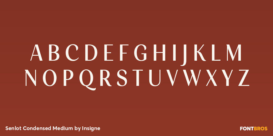 Senlot Condensed Medium Font Poster #2