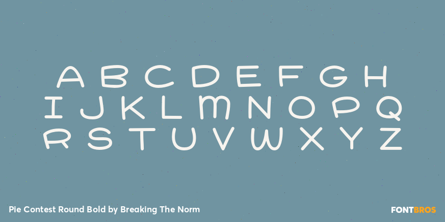 Pie Contest Round Bold Font Poster #2