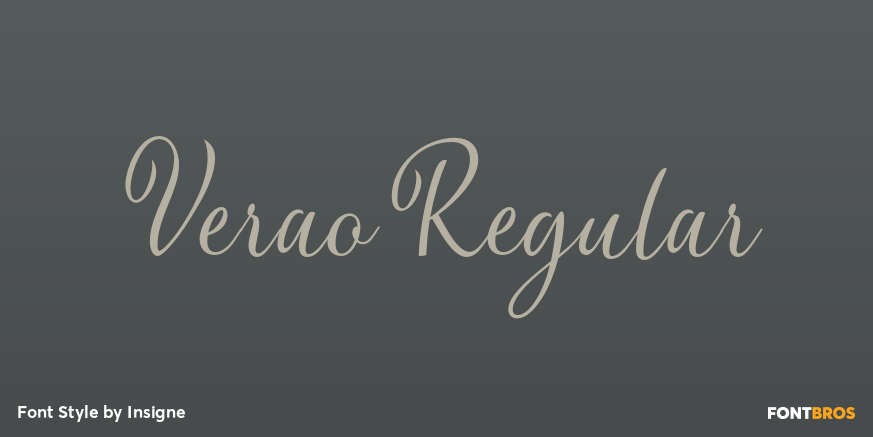 Verao Regular Poster