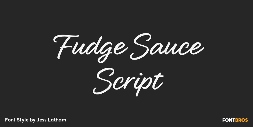 Fudge Sauce Script Poster