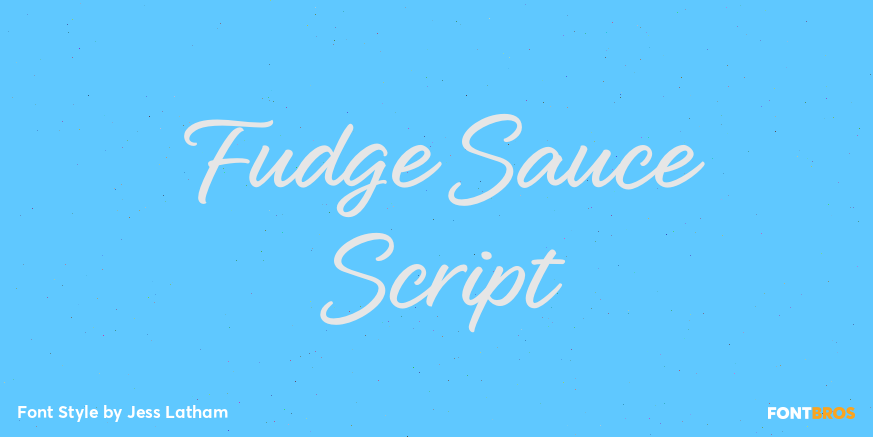 Fudge Sauce Script Poster