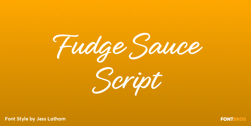 Fudge Sauce Script Poster