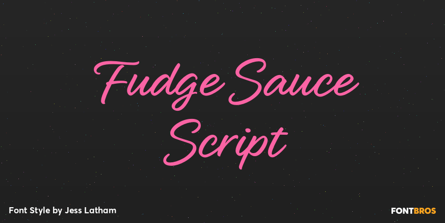 Fudge Sauce Script Poster