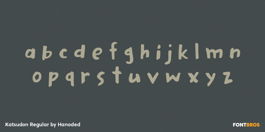 Katsudon Regular Font Poster #3