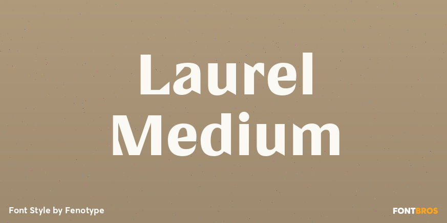 Laurel Medium Font Poster #1