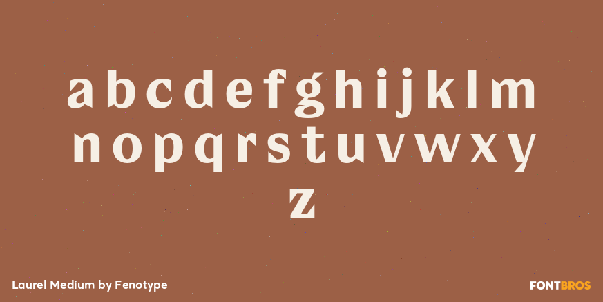 Laurel Medium Font Poster #3