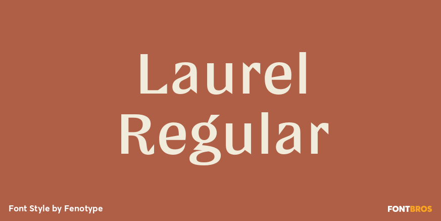 Laurel Regular Font Poster #1