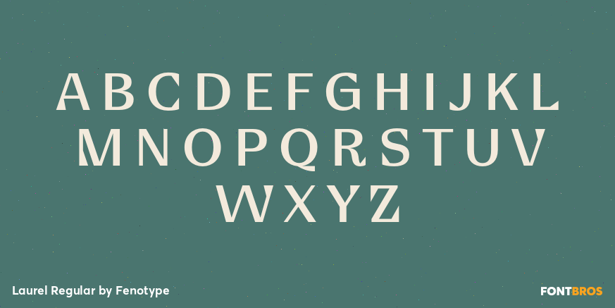 Laurel Regular Font Poster #2