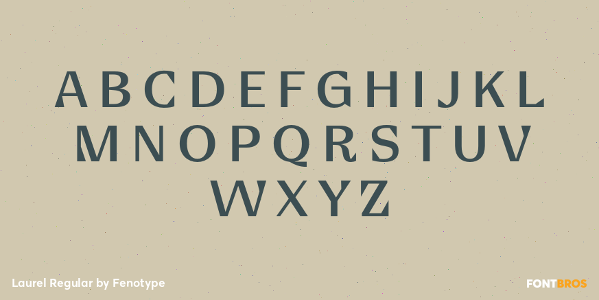 Laurel Regular Font Poster #1