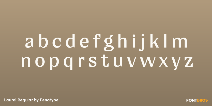 Laurel Regular Font Poster #1