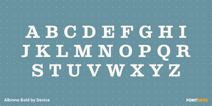 Albiona Bold Font Poster #2