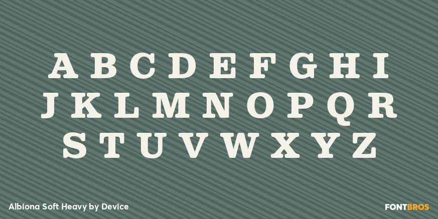 Albiona Soft Heavy Font Poster #2