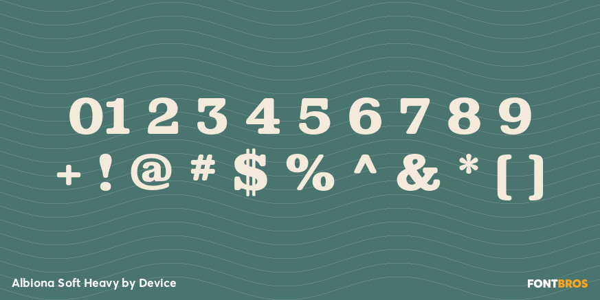 Albiona Soft Heavy Font Poster #4
