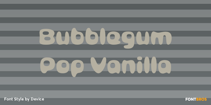 Bubblegum Pop Vanilla Poster